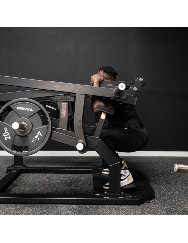 Série Primal Performance avec chargement de plaques pour squat de puissance ISO 