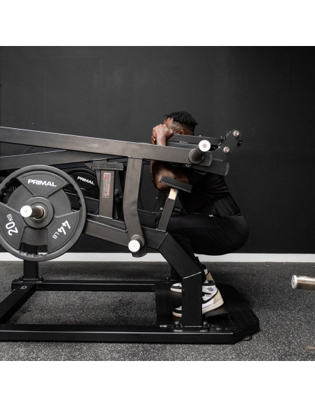 Série Primal Performance avec chargement de plaques pour squat de puissance ISO 