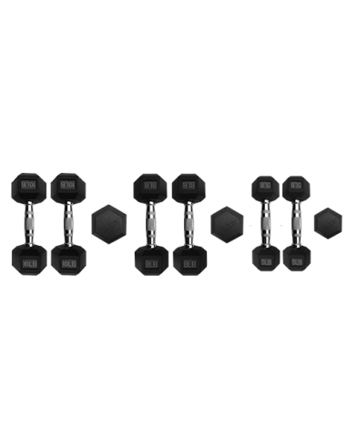 HIIT Hex Dumbbells 