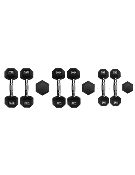 HIIT Hex Dumbbells 