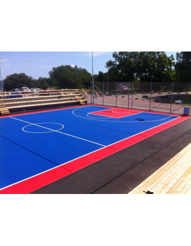 Revêtement de sol sportif Bergo® pour terrain de basket 5X5 .