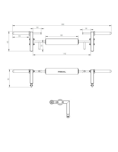 Primal Pro Series GLS Hip Thrust Bar
PRIMAL  STRENGHT EQUIPMENTBarre olympique 