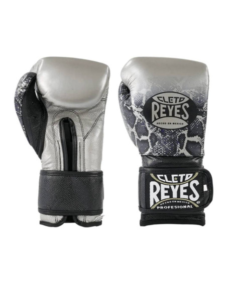 Gants de Boxe d'entrainement REYES Pro Sparring   - Serpent/Gris 