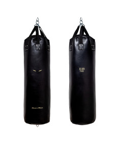 Sac de frappe ELION Cuir Collection Paris - 1m35 - 45kg - Noir 