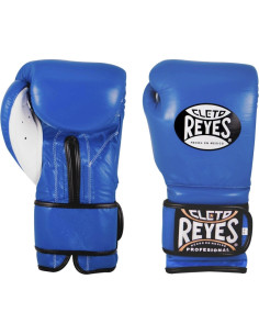 Gants de Boxe d'entrainement REYES Pro Sparring  - Bleu 