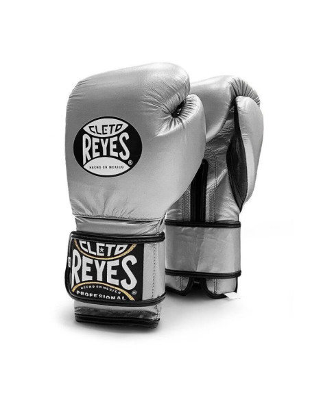 Gants de Boxe d'entrainement REYES Pro Sparring   - ARGENT 