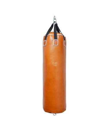 Sac de frappe ELION Cuir Collection Paris - 1m35 - 45kg - Marron 