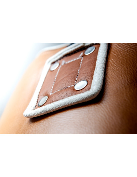 Sac de frappe ELION Cuir Collection Paris - 1m35 - 45kg - Marron 