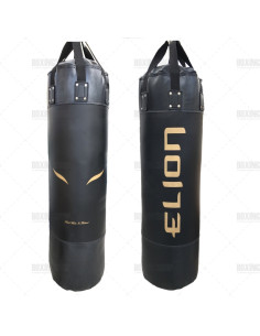 Sac de frappe ELION Skintex - 1m60 -  ±55 Kg - Noir Mat/Or 
