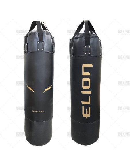 Sac de frappe ELION Skintex - 1m60 -  ±55 Kg - Noir Mat/Or 
