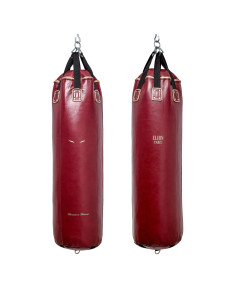 Sac de frappe ELION Cuir Collection Paris - 1m35 - 45kg - Bordeaux 