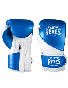 Gants de Boxe d'entrainement REYES HIGH PRECISION BLEU/BLANC 