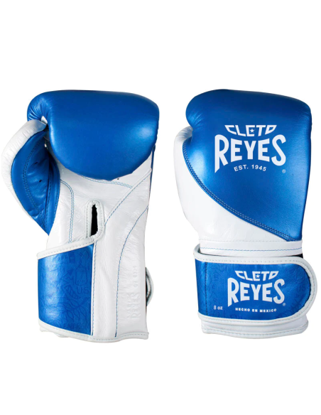 Gants de Boxe d'entrainement REYES HIGH PRECISION BLEU/BLANC 