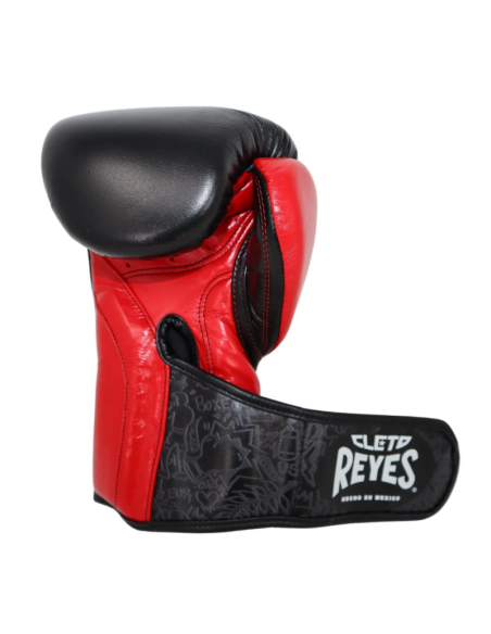 Gants de Boxe d'entrainement REYES HIGH PRECISION NOIR/ROUGE 