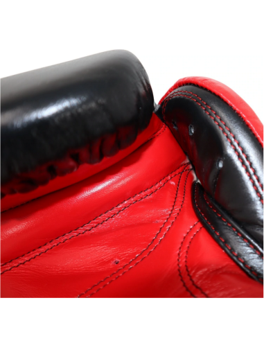 Gants de Boxe d'entrainement REYES HIGH PRECISION NOIR/ROUGE 