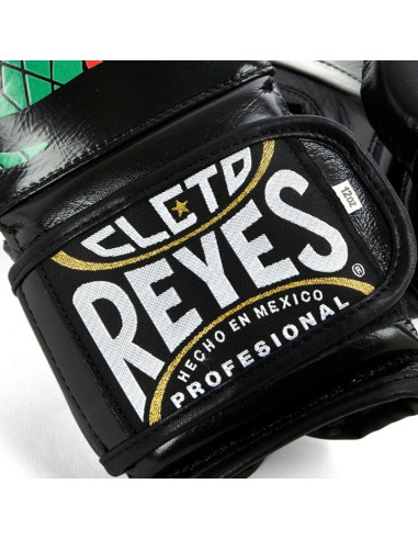 Gants de Boxe d'entrainement REYES Pro Mexican flag - Redesign NOIR 