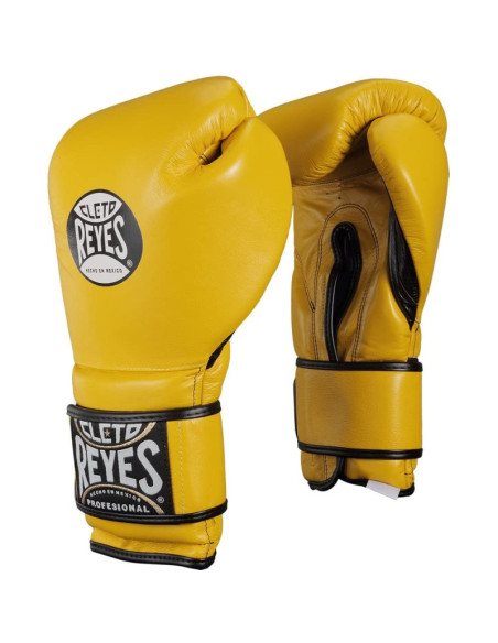 Gants de Boxe d'entrainement REYES Pro Jaune 
