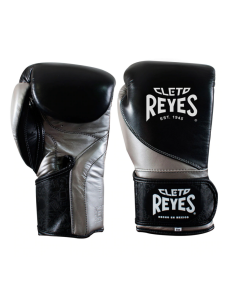 Gants de Boxe d'entrainement REYES HIGH PRECISION NOIR/ARGENT  2