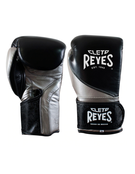 Gants de Boxe d'entrainement REYES HIGH PRECISION NOIR/ARGENT 