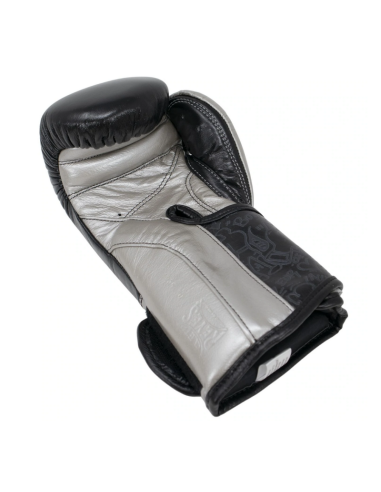 Gants de Boxe d'entrainement REYES HIGH PRECISION NOIR/ARGENT 