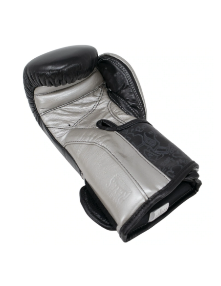 Gants de Boxe d'entrainement REYES HIGH PRECISION NOIR/ARGENT 