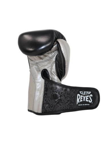 Gants de Boxe d'entrainement REYES HIGH PRECISION NOIR/ARGENT 