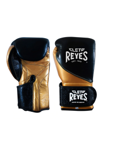 Gants de Boxe d'entrainement REYES HIGH PRECISION NOIR/OR  2