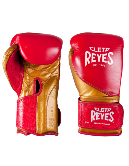 Gants de Boxe d'entrainement REYES HIGH PRECISION ROUGE/OR 