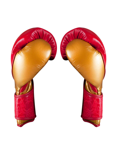 Gants de Boxe d'entrainement REYES HIGH PRECISION ROUGE/OR 