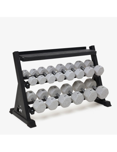 Pack de rack de rangement de kettlebell et d'haltère 
