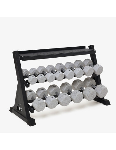 Pack de rack de rangement de kettlebell et d'haltère 