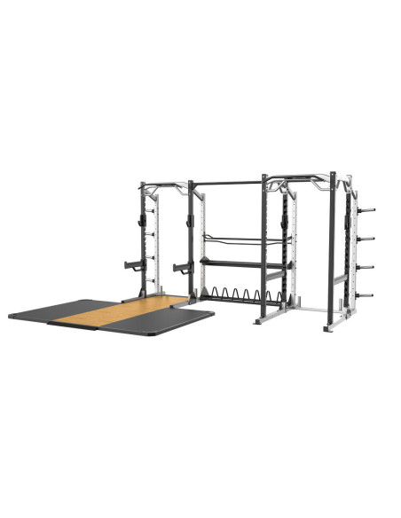 Half Rack + Power Rack Jumelés avec plateforme  IMPULSE  Half Rack + Power Rack Jumelés avec plateforme  IMPULSE
