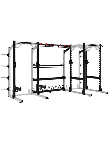 Half Rack + Power Rack Jumelés  IMPULSE  Half Rack + Power Rack Jumelés  IMPULSE