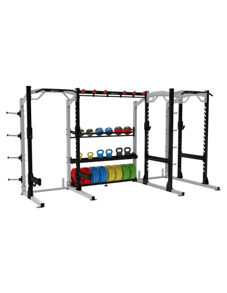 Half Rack + Power Rack Jumelés  IMPULSE  Half Rack + Power Rack Jumelés  IMPULSE