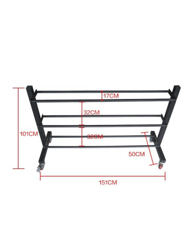 Rack Medicine / Wall Balls PRO 3 Niveaux