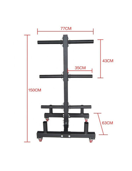 Rack 6 épis - 4 Barres PRO  Rack 6 épis - 4 Barres PRO