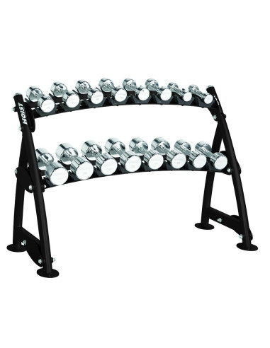 Range-Haltères 2 Niveaux pour haltères chromés HOIST