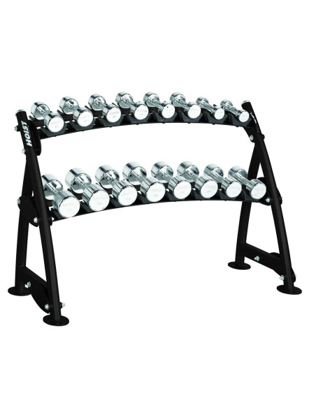 Range-Haltères 2 Niveaux pour haltères chromés HOIST  Range-Haltères 2 Niveaux pour haltères chromés HOIST