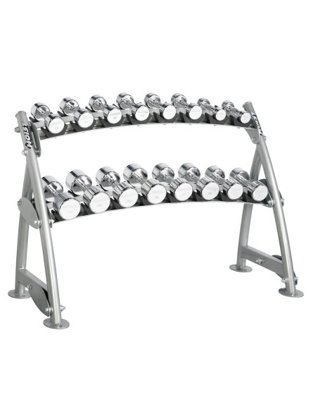 Range-Haltères 2 Niveaux pour haltères chromés HOIST  Range-Haltères 2 Niveaux pour haltères chromés HOIST
