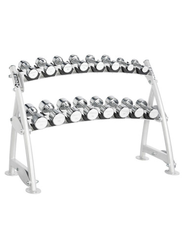 Range-Haltères 2 Niveaux pour haltères chromés HOIST