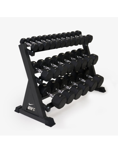 Ensemble d'haltères 2-22,5 kg avec rack 