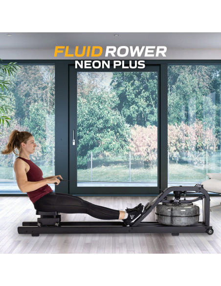 Rameur fluide - néon plus noir  Rameur fluide - néon plus noir