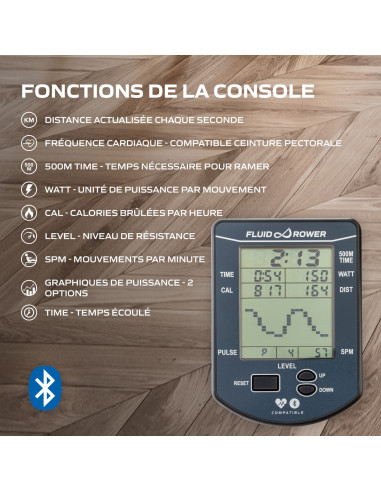 Rameur fluide - Viking pro xl
