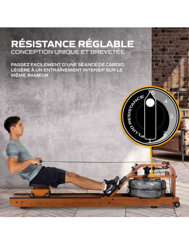 Rameur fluide - Viking Pro V + SPH