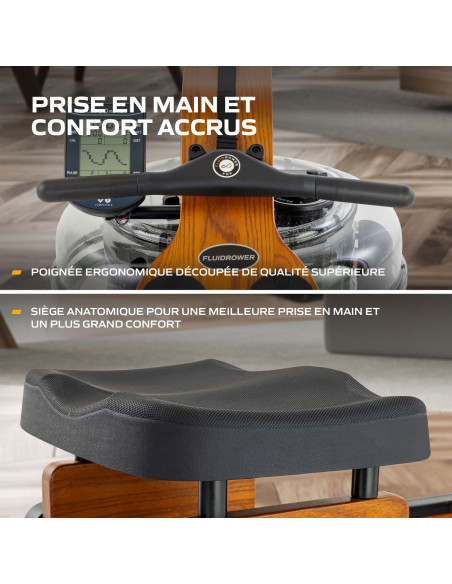 Rameur fluide - Viking Pro V + SPH  Rameur fluide - Viking Pro V + SPH