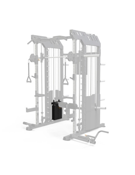 Système multi-racks à chargement de plaques de la série Primal Personal - Système multi-racks avec piles de poids 