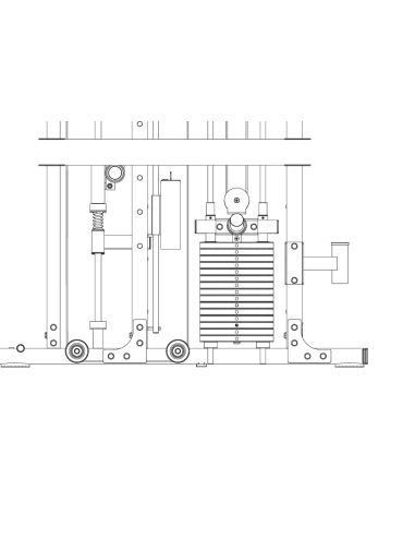 Système multi-racks à chargement de plaques de la série Primal Personal - Système multi-racks avec piles de poids 