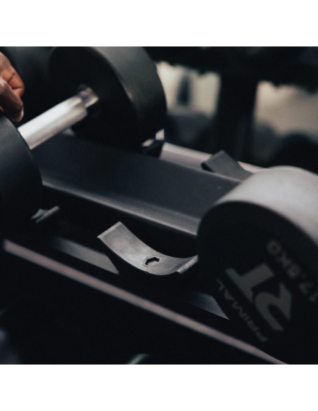 Série Primal Performance : Rack pour 10 paires d'haltères (avec supports) 