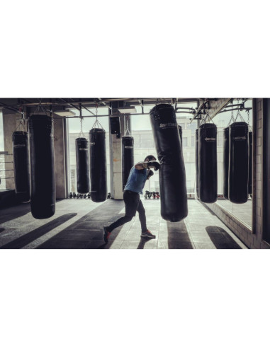 SAC DE FRAPPE EN CUIR VÉRITABLE 180CM SPORTCOM 