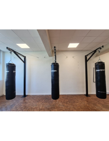 SAC DE FRAPPE EN CUIR VÉRITABLE 180CM SPORTCOM 